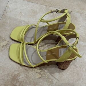 Dolce Vita Yellow Strappy Sandals